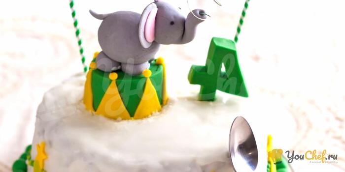 Торт на день рождения слона