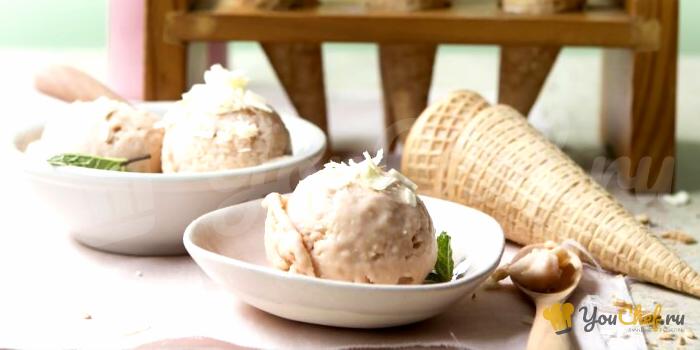 Мороженое из гуавы и кокоса