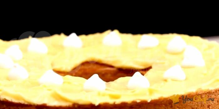 Лимонный торт Ангел в стиле Меркотта