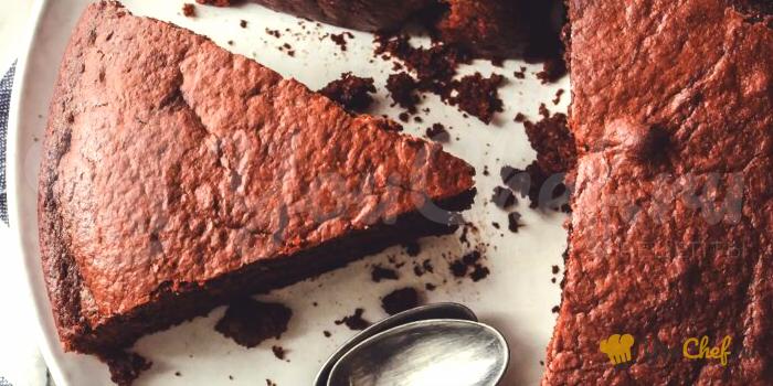 Шоколадный торт без масла (рецепт 2)