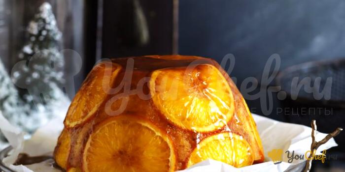 Апельсиновый и ромовый пудинг