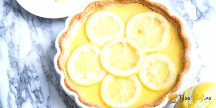 Легкий лимонный пирог (рецепт 2)