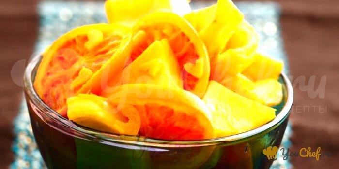 Салат из артишоков и апельсинов