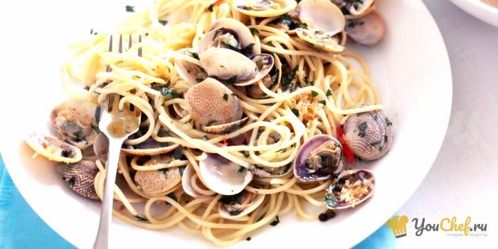Спагетти с вонголе (рецепт 2)