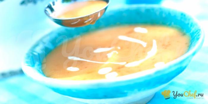 Соляной суп из помидоров и копченой паприки