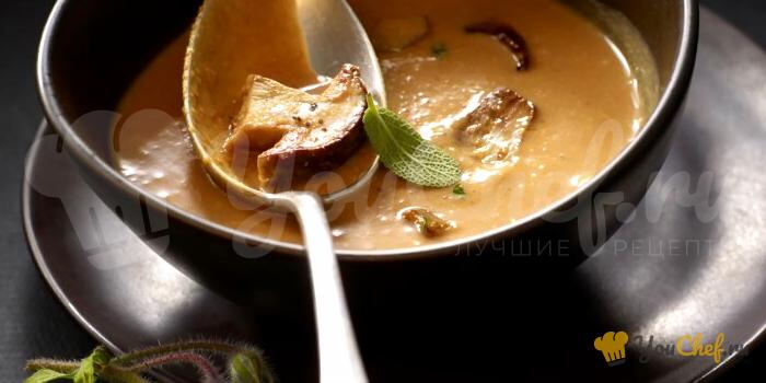 Крем-суп из белых грибов - рецепт с фото пошагово
